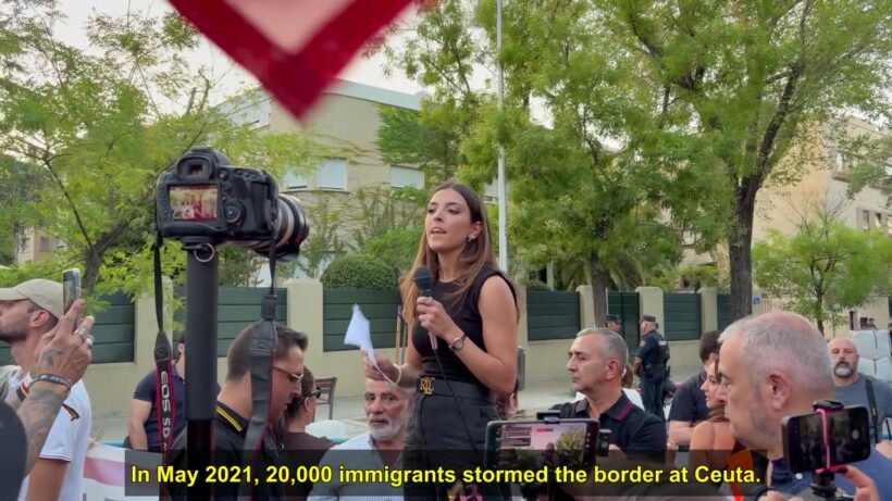 Isabel Peralta denounces Moroccan invasion and corrupt politicians