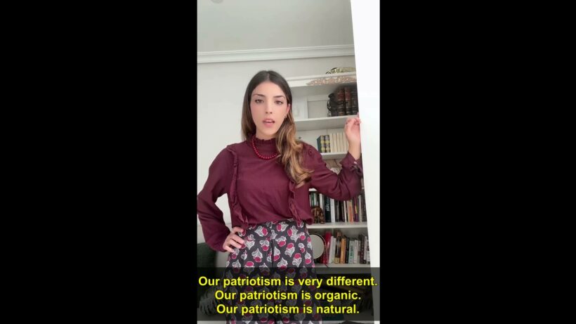 Isabel Peralta denounces fake patriotism on Spain’s national day